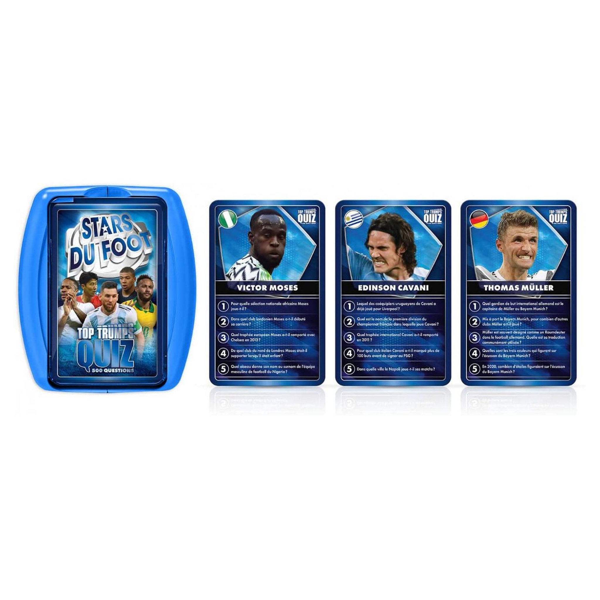 Voir la diapositive 4 :  WINNING MOVES Quiz Stars du Foot