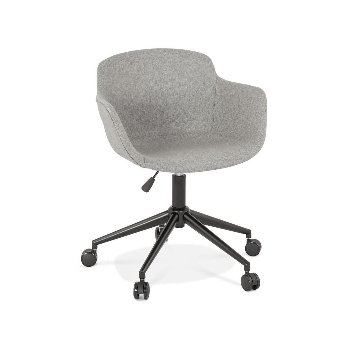 Paris Prix Chaise de Bureau Design  Alma  80cm Gris