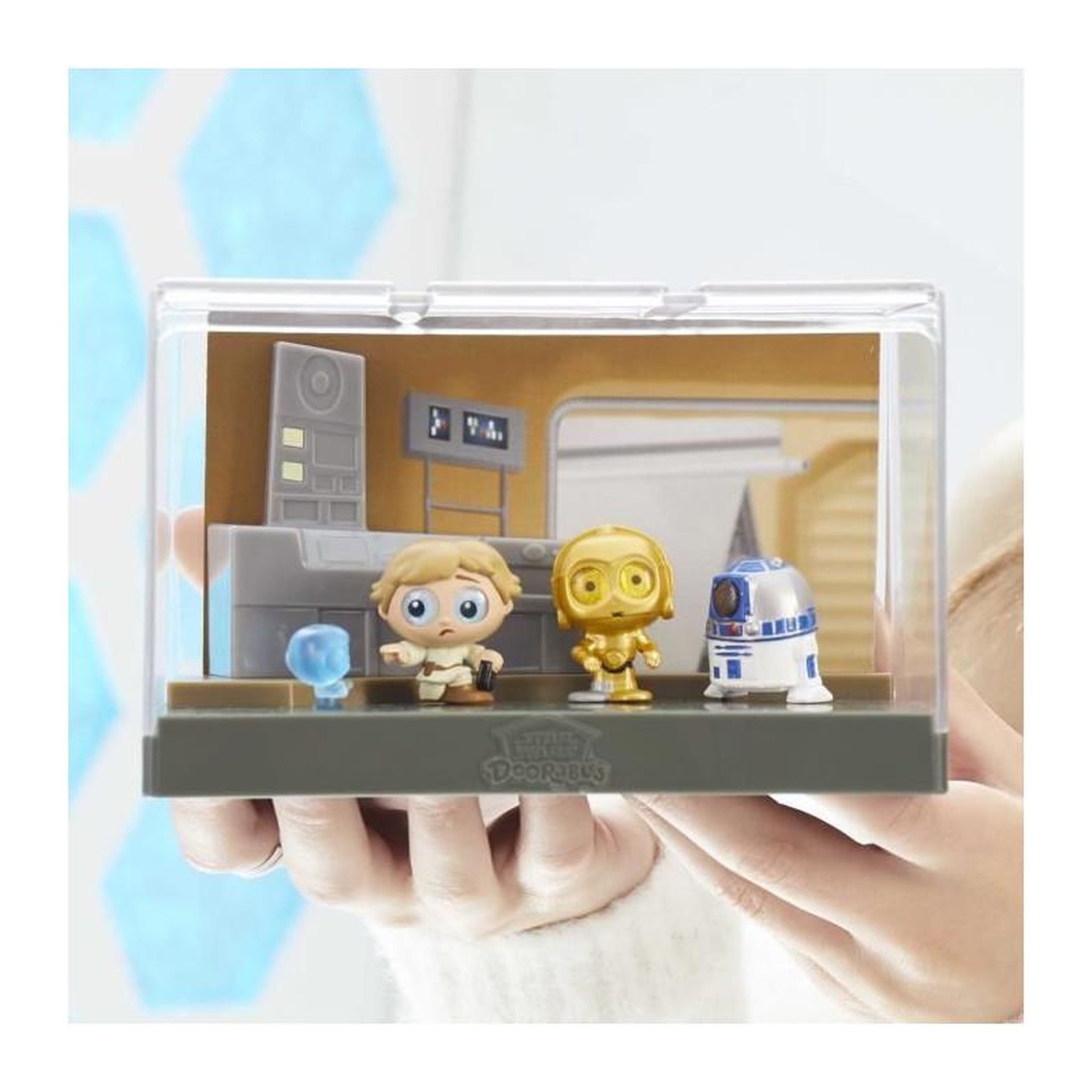 Voir la diapositive 4 : Figurines a collectionner - STAR WARS - Moment de Film Grand Écran - 6 scenes, 3 personnages chacune, a partir de 5 ans