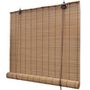 Voir la diapositive 2 : VIDAXL Store roulant en bambou 140x220 cm Marron