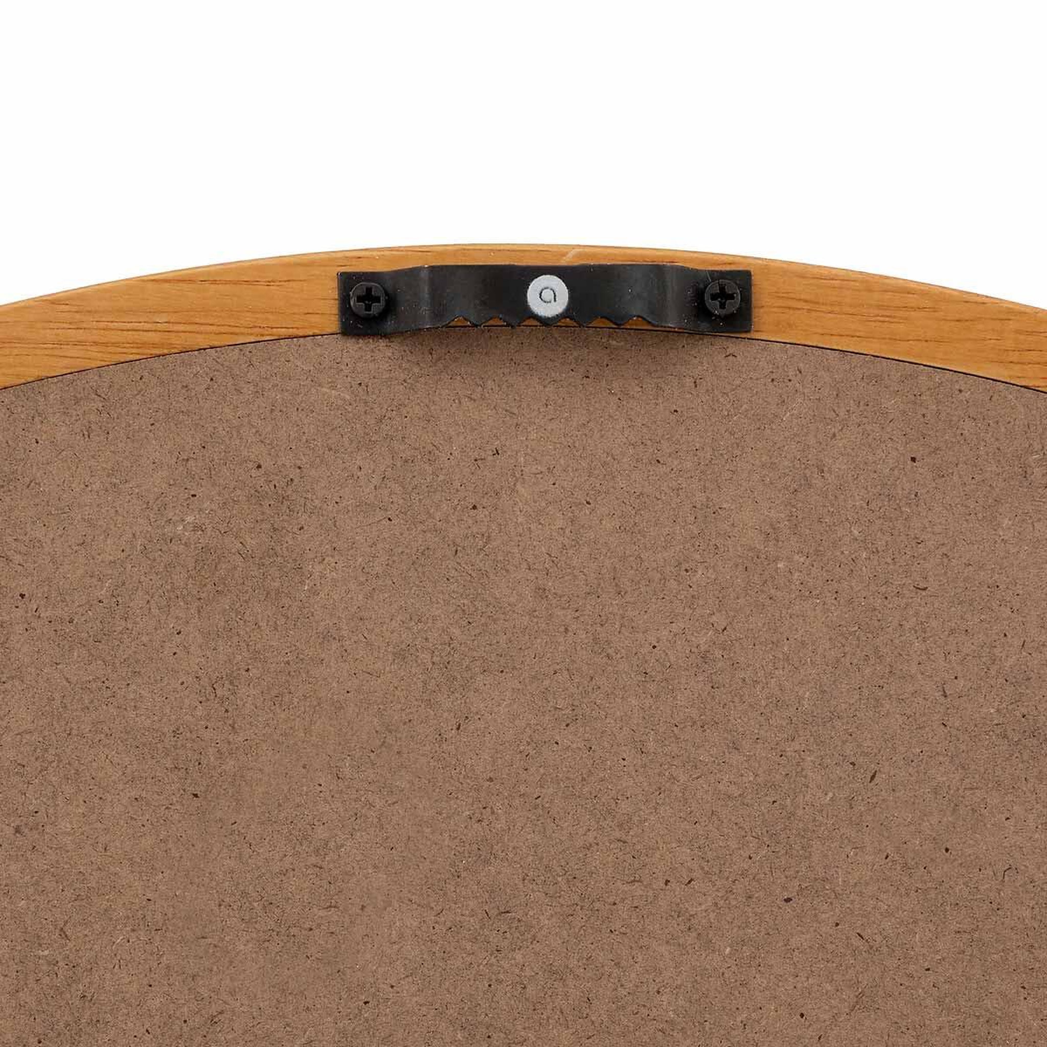 Voir la diapositive 3 : ATMOSPHERA Miroir mural rond  kim  55cm naturel