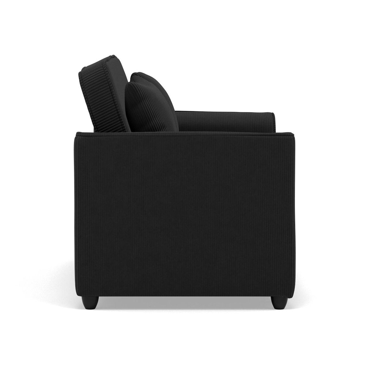 BEST MOBILIER Ernest - canapé droit 2 places convertible en velours côtelé