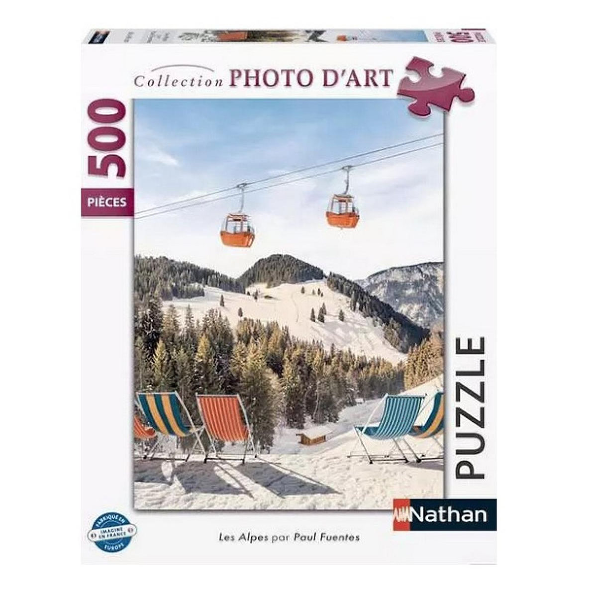 RAVENSBURGER Puzzle 500 pieces Les Alpes par Paul Fuentes