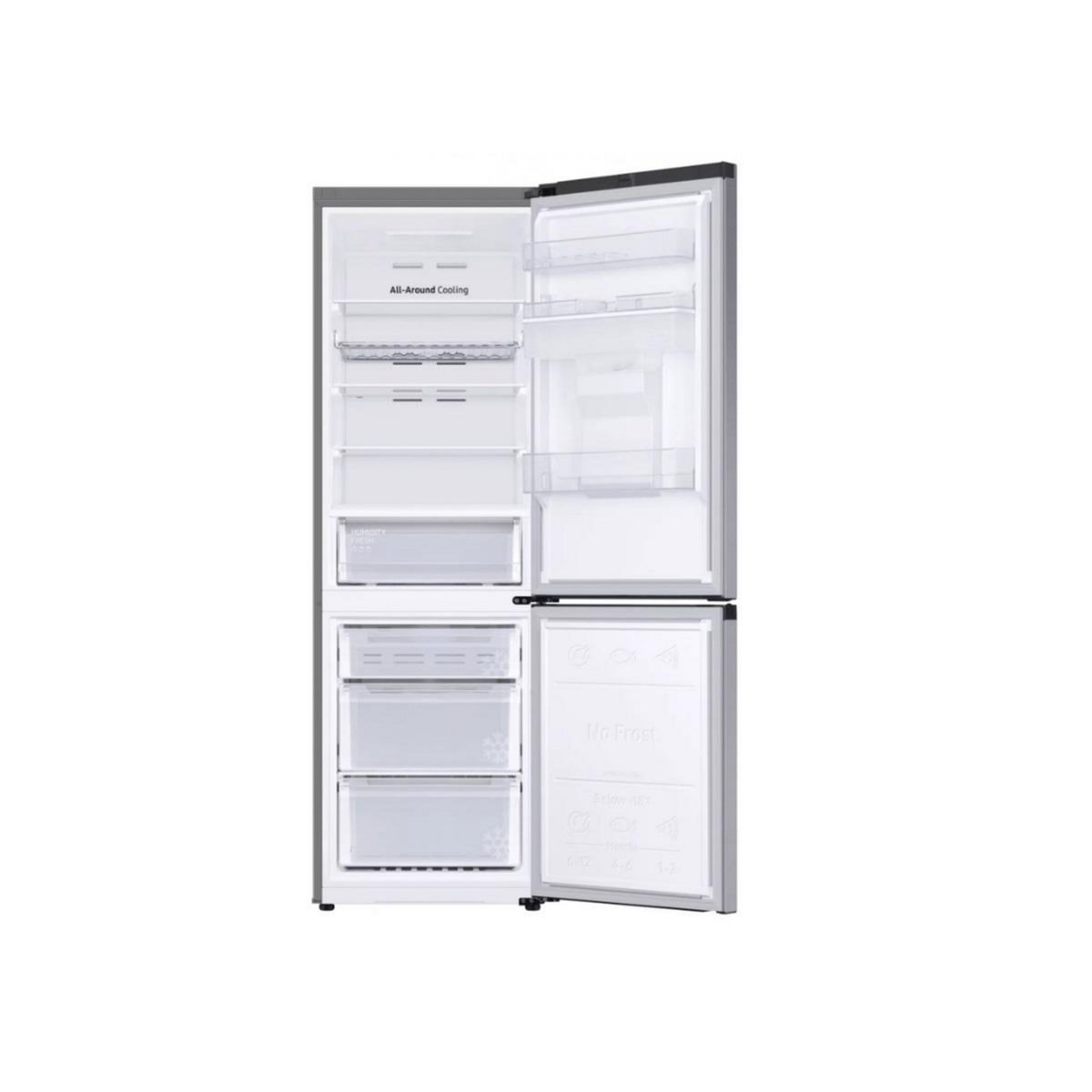 Samsung Réfrigérateur combiné 60cm 341l nofrost - RB34C652ESA