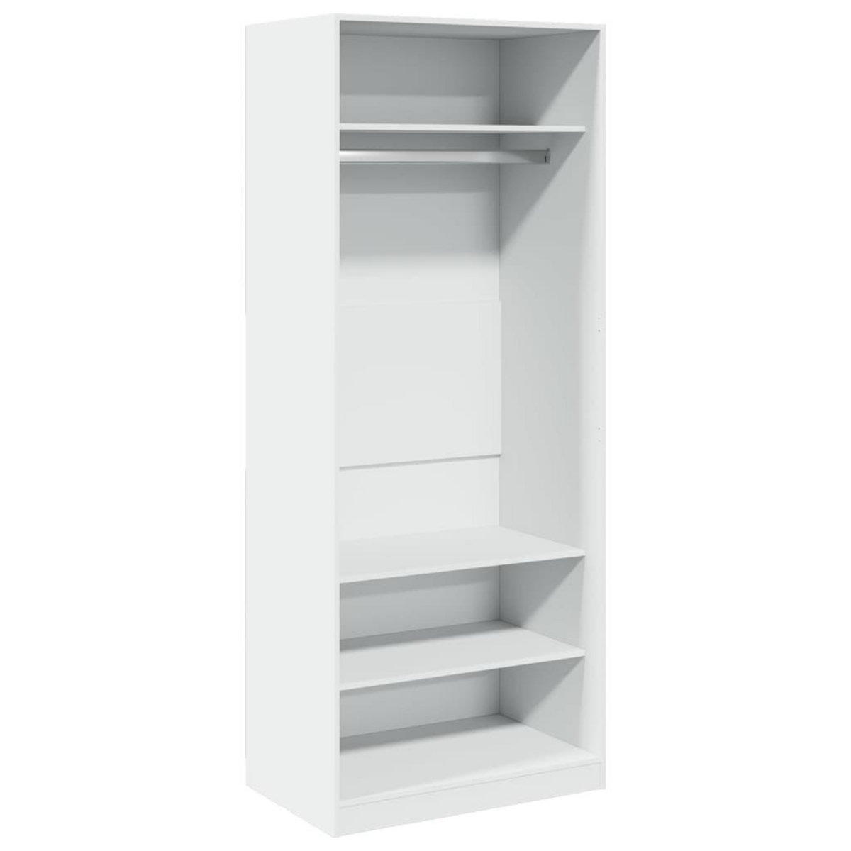 VIDAXL Garde-robe blanc 80x50x200 cm bois d'ingenierie