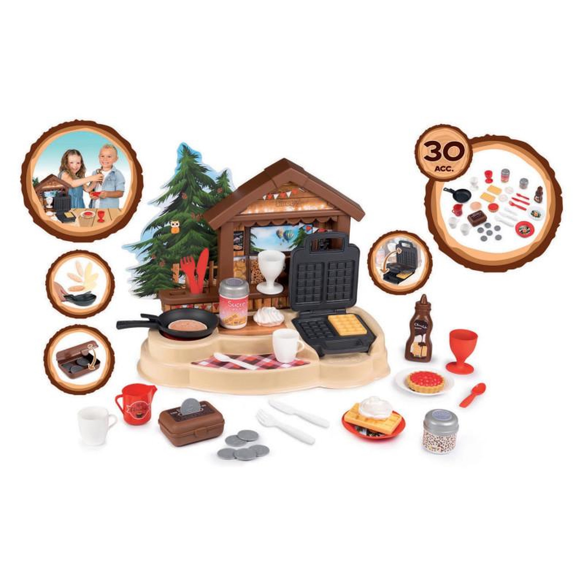 Voir la diapositive 3 : SMOBY Smoby Winter Chalet with Accessories, 30dlg. 310557