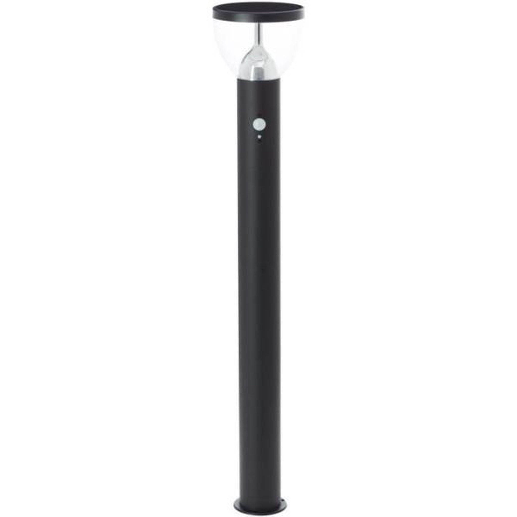 Voir la diapositive 2 : BRILLIANT Potelet extérieur - BRILLIANT - TULIP - LED et solaire - Détecteur de mouvement - Acier inoxydable et plastique - 4 W - Noir