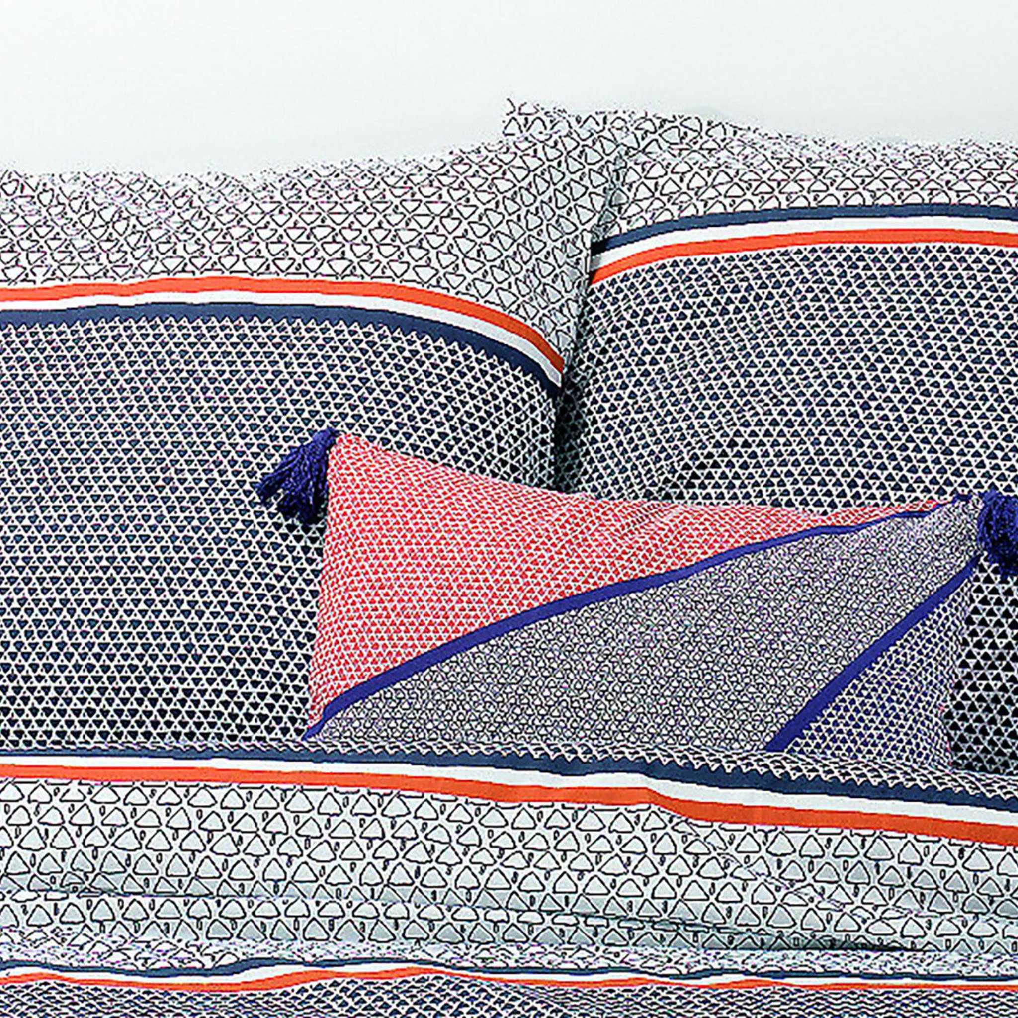 Voir la diapositive 3 : Les Ateliers du Linge Coussin imprime tilak