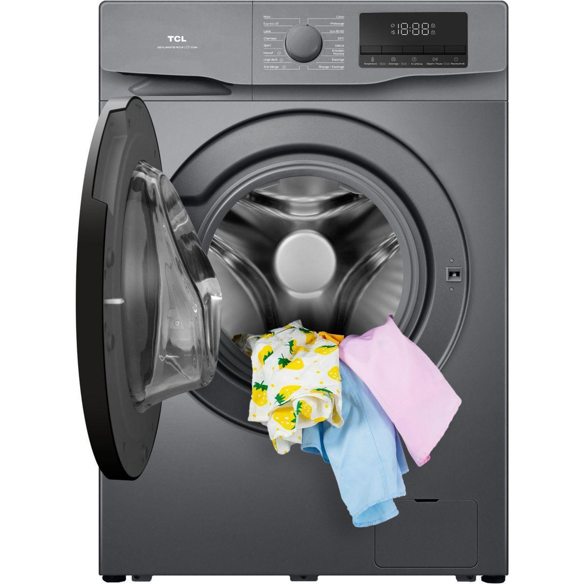 Voir la diapositive 3 : TCL Lave linge hublot FF0812SA0FR