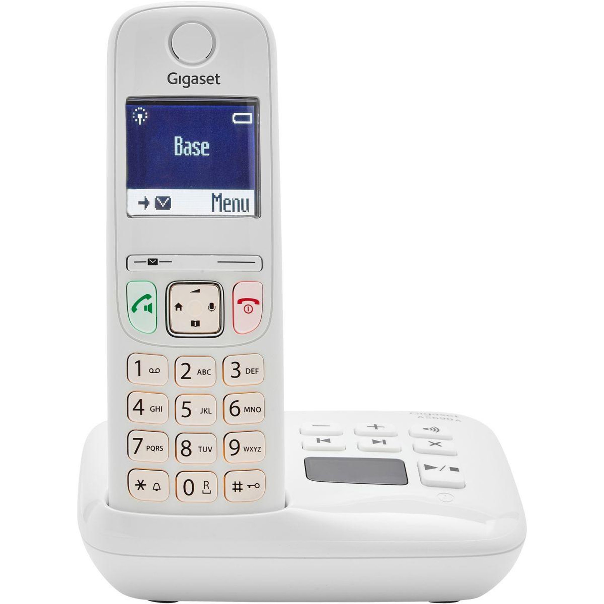Voir la diapositive 2 : GIGASET Téléphone sans fil AS690A Blanc