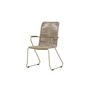 Voir la diapositive 5 : Paris Prix Chaise de Jardin Empilable  Corde  93cm Beige