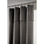 Voir la diapositive 3 : L EFFET PAPILLON Rideau ajustable + 8 anneaux pince  Sixtine  140 x 270 cm -  - 1 Panneau ajustable 140 x 270 cm