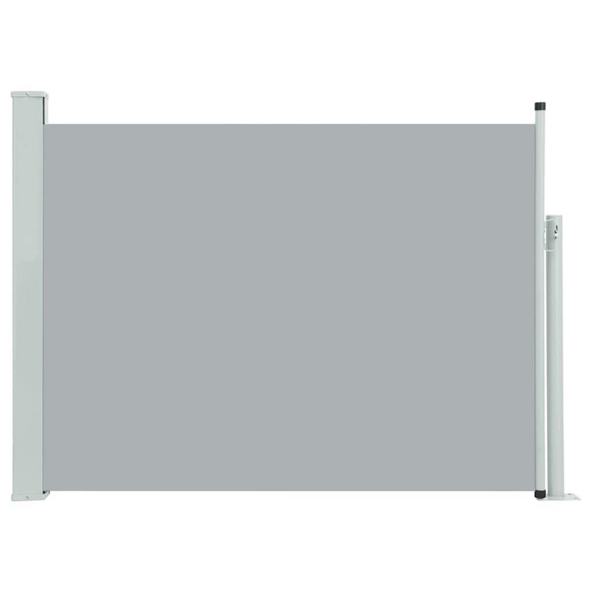 VIDAXL Auvent lateral retractable de patio 100x500 cm Gris