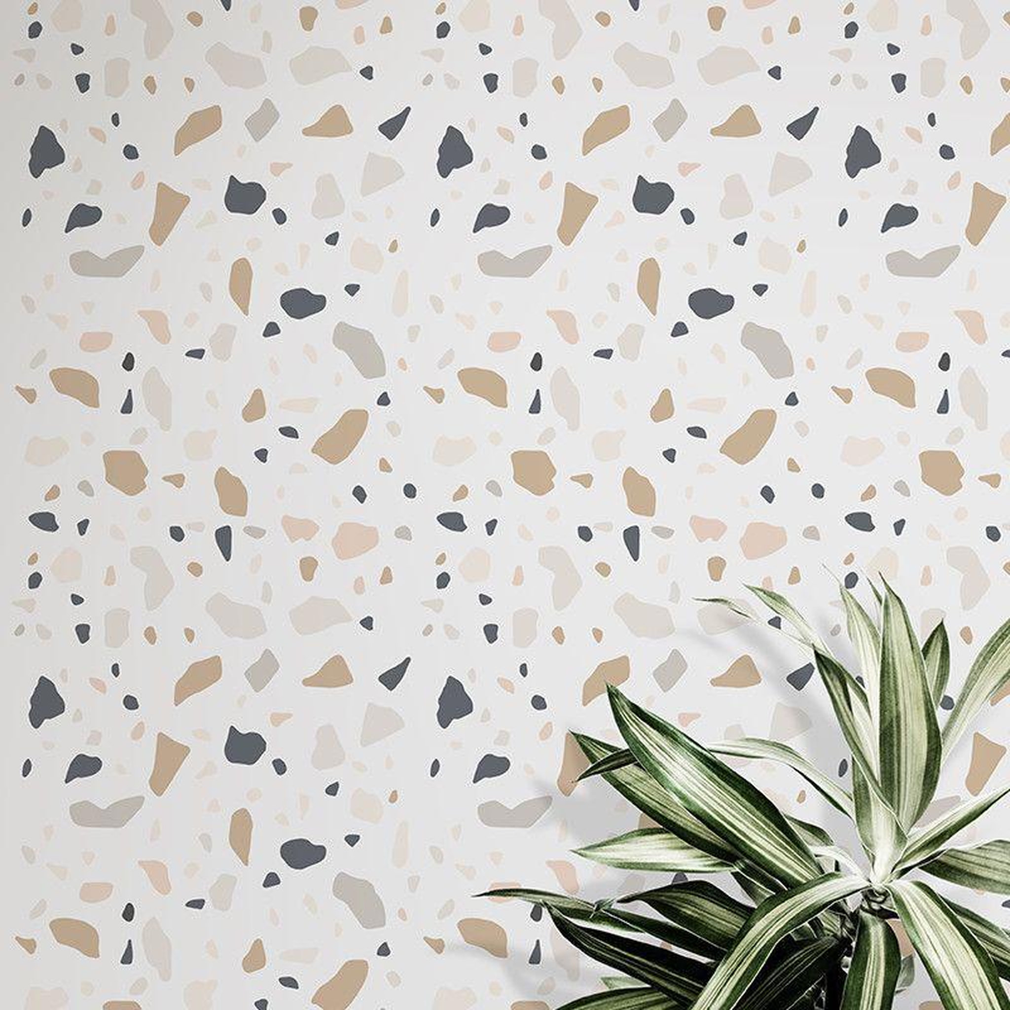 Voir la diapositive 2 : Graine créative Pochoir motif Terrazzo - A4