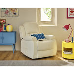 BEST MOBILIER Armand - fauteuil relax électrique en velours côtelé. Coloris disponibles : Vert, Gris, Orange, Marron, Bleu