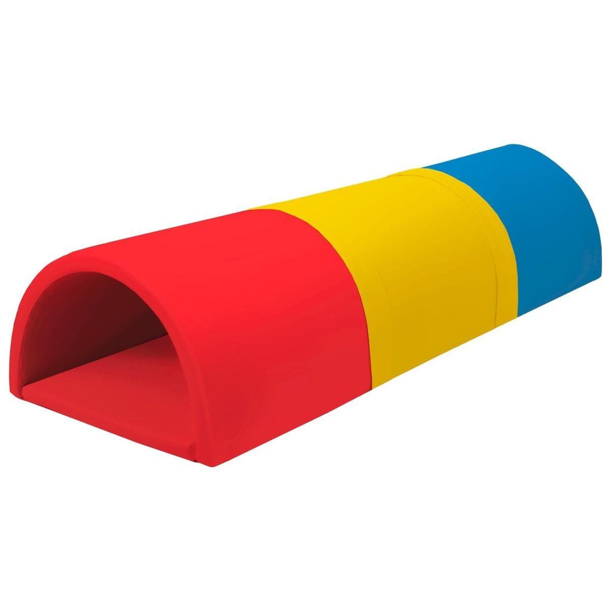 VELINDA Tunnel en I, 3 pièces en mousse — jaune, bleu marine, rouge