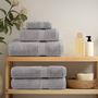 Voir la diapositive 3 : VIDAXL Serviettes de visage de qualité supérieure SOLUND 4 pcs gris