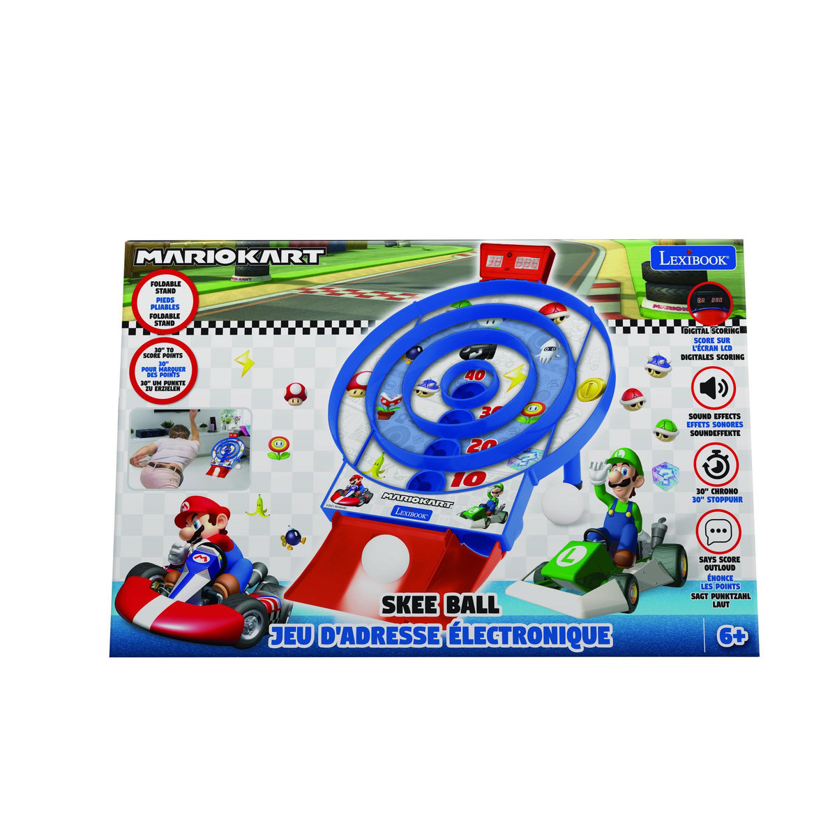 Lexibook Target Shoot Mario Kart - Jeu d'adresse électronique