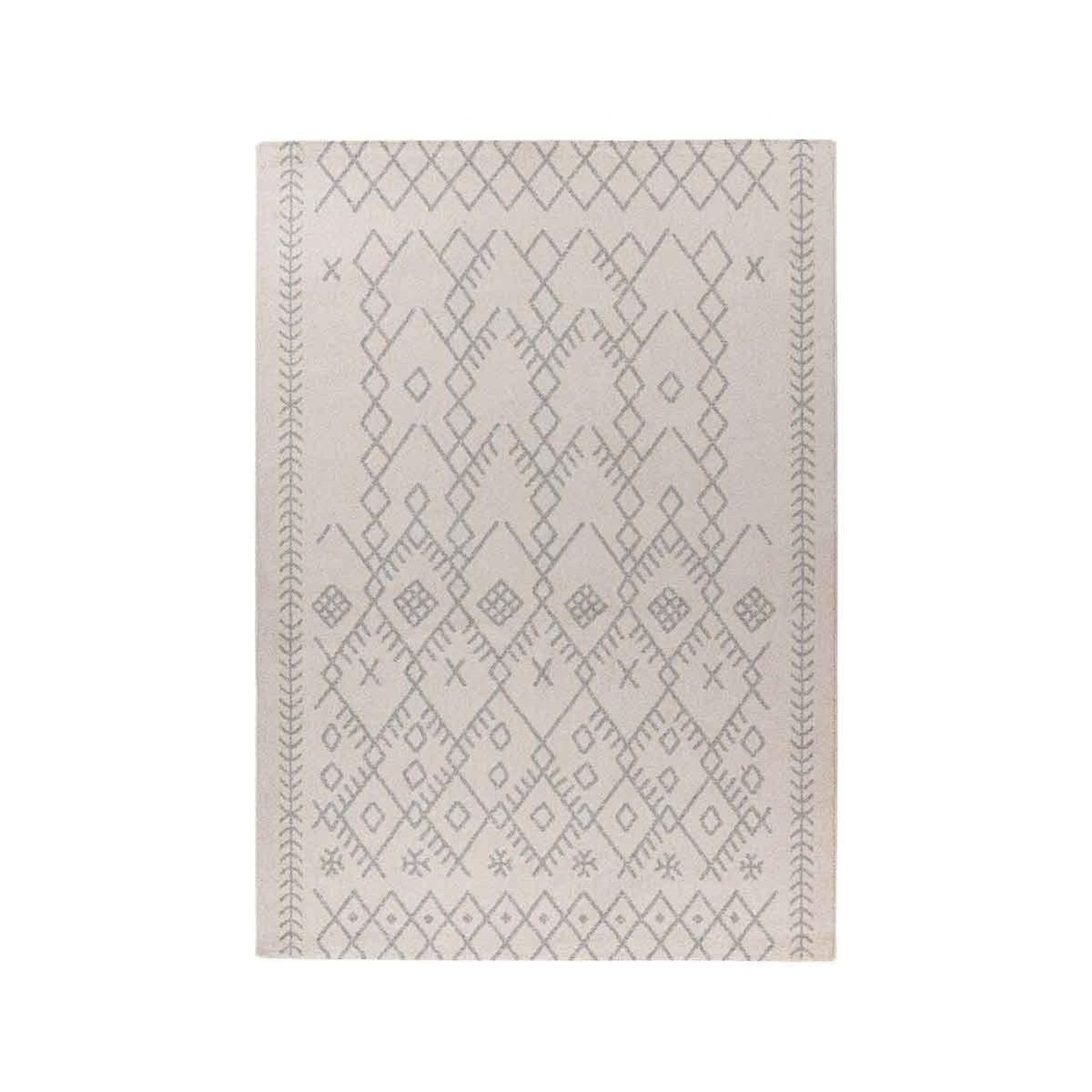 Paris Prix Tapis Tissé Déco Scandinave  Gène II  Beige & Bleu