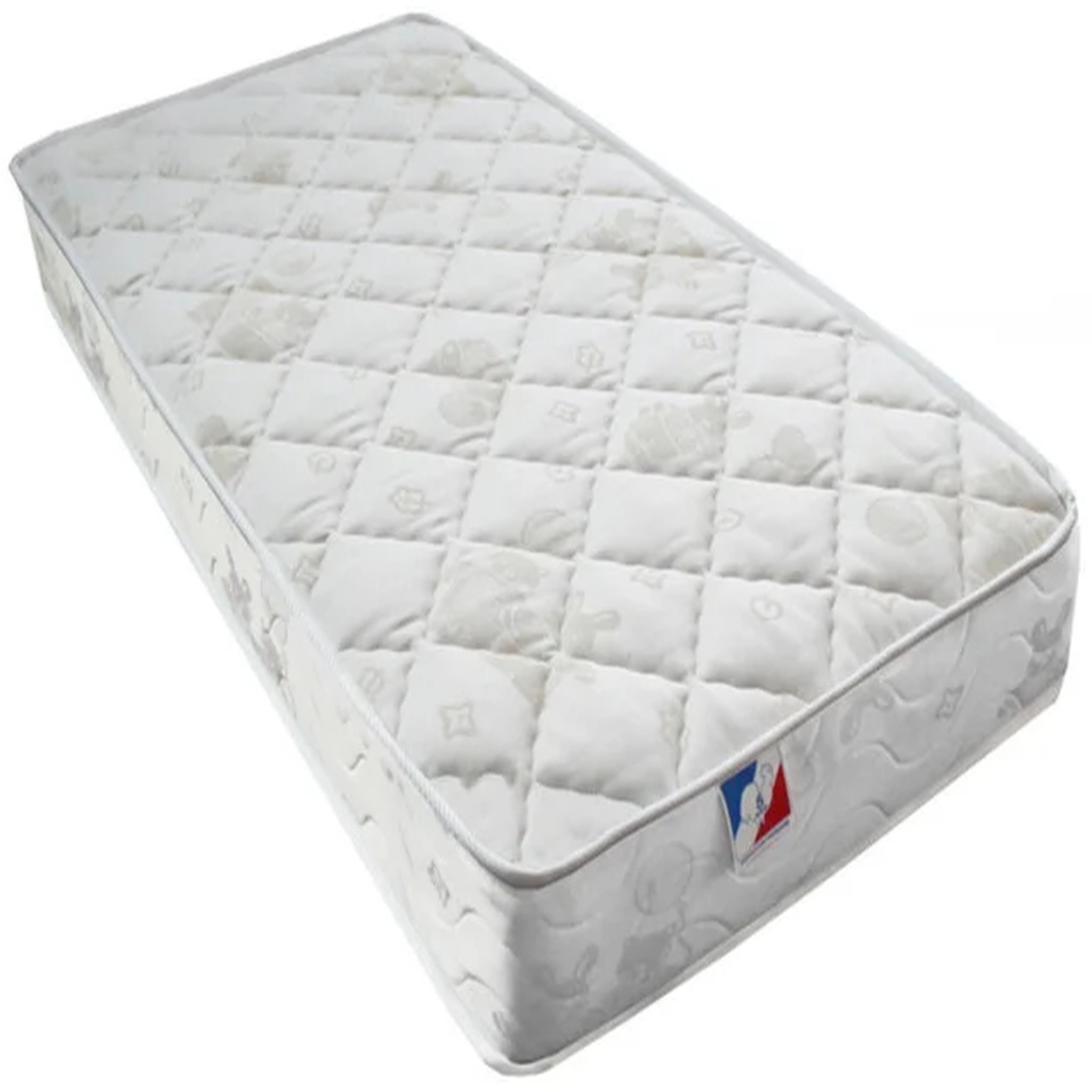 Voir la diapositive 1 : Matelas bébé ressorts 60x120 cm P'TIT LAPIN