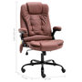Voir la diapositive 6 : VIDAXL Chaise de bureau de massage marron clair similicuir daim