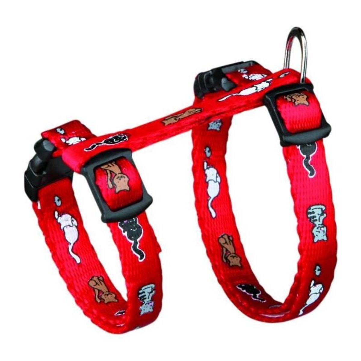 Trixie Junior harnais chaton avec laisse - TRIXIE - Motif chat - 21–33 cm / 8 mm - 1,20 m