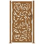 Voir la diapositive 4 : VIDAXL Porte de jardin acier resistant aux intemperies design flamme