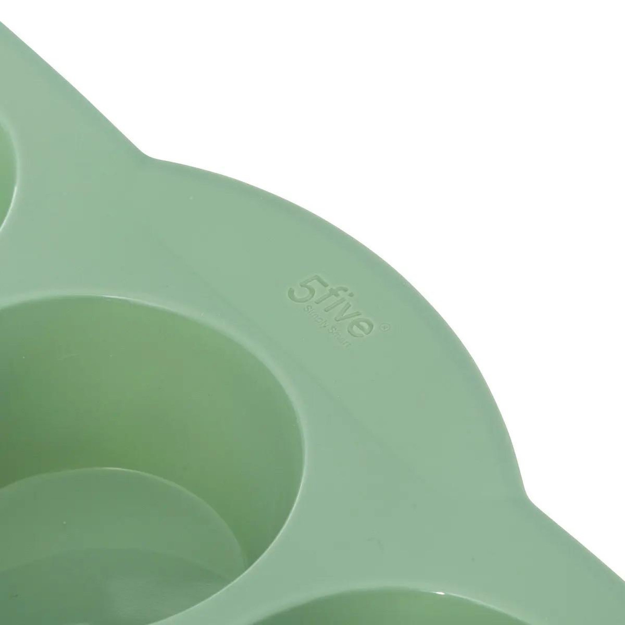 Voir la diapositive 2 : FIVE Moule silicone  12 muffins  33cm vert