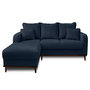 Voir la diapositive 1 : LISA DESIGN Albane - canapé d'angle gauche - 4 places - en velours côtelé