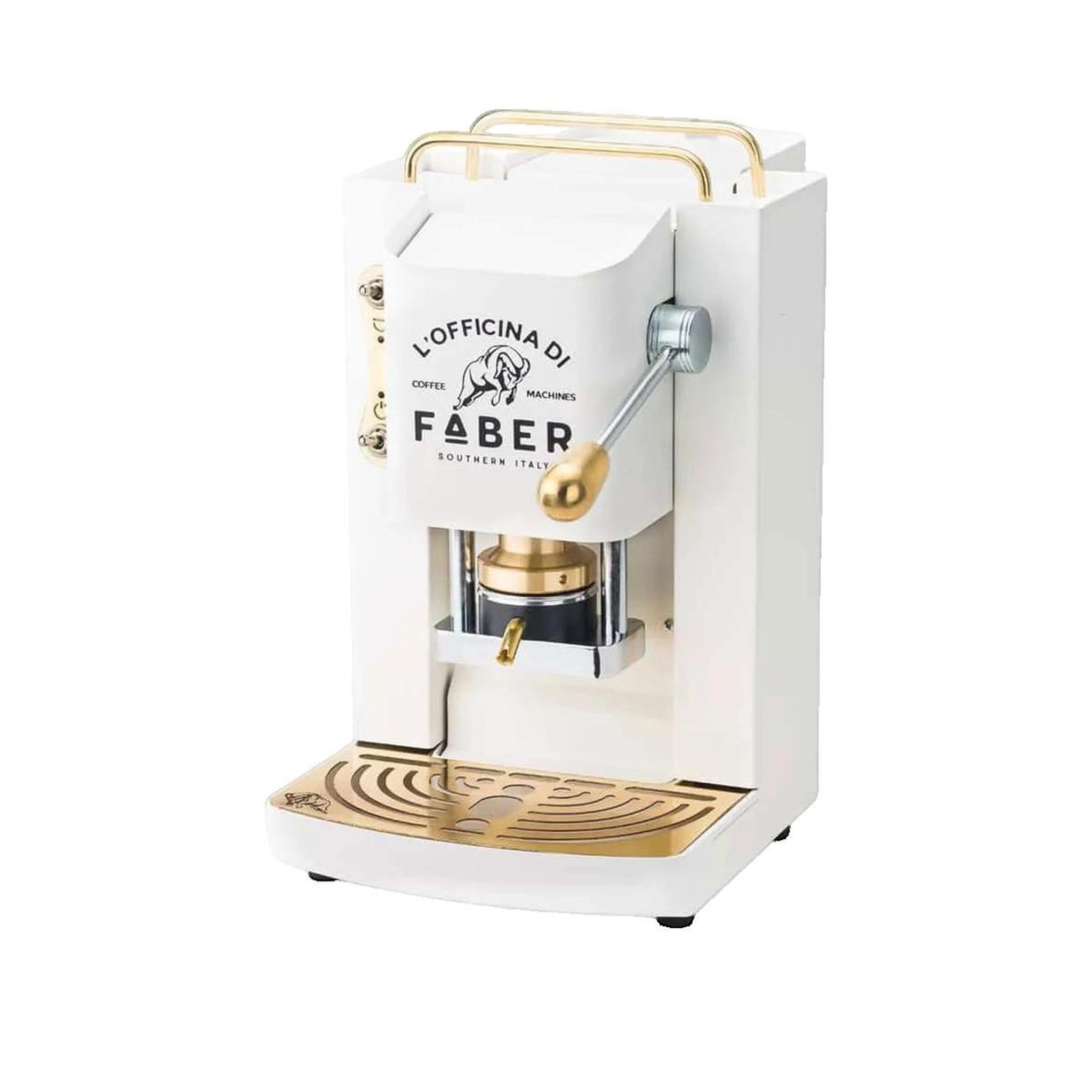 Voir la diapositive 2 : faber Machine à café semi-automatique Faber Italia PROWHITEBASOTT blanche