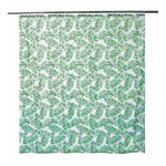 ALLIBERT Rideau de douche tropical OURAL - 180 x 200 cm - Blanc