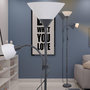Voir la diapositive 1 : VIDAXL Lampadaire Noir