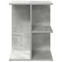 Voir la diapositive 4 : VIDAXL Table de chevet gris beton 46,5x29x61 cm bois d'ingenierie