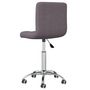 Voir la diapositive 5 : VIDAXL Chaise pivotante de bureau Taupe Tissu