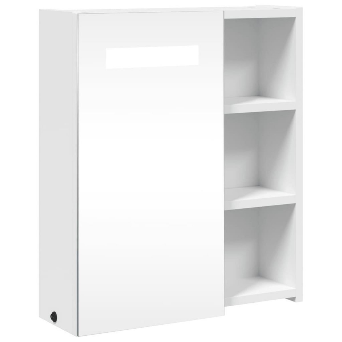 VIDAXL Armoire de salle de bain a miroir avec LED blanc 45x13x52 cm