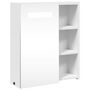 Voir la diapositive 2 : VIDAXL Armoire de salle de bain a miroir avec LED blanc 45x13x52 cm