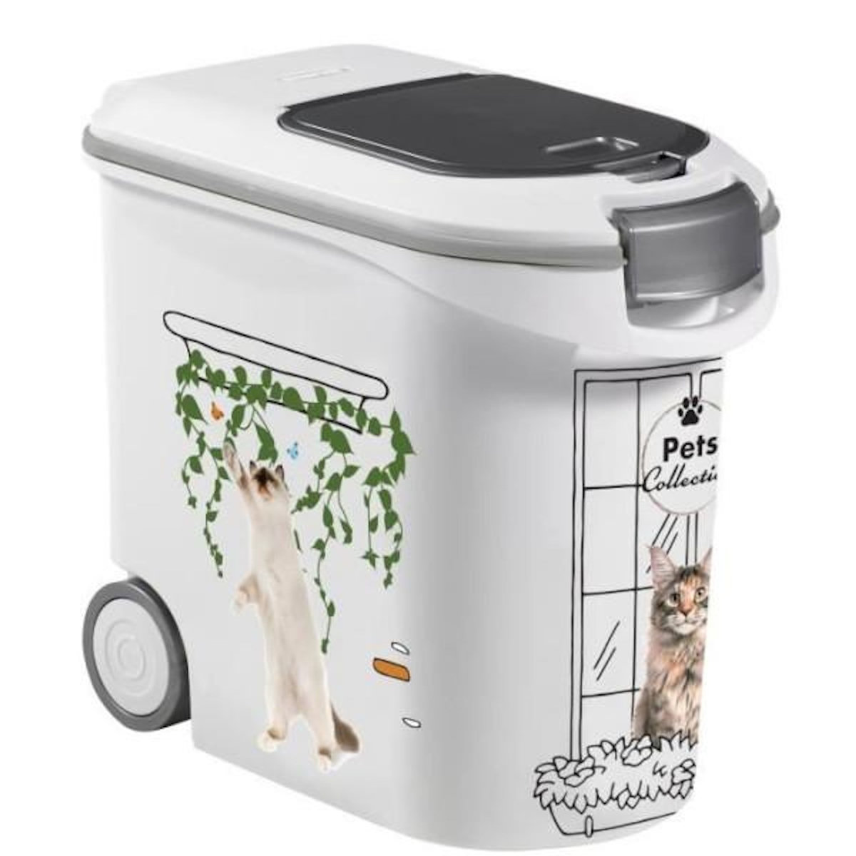 CURVER Conteneur a croquettes CURVER - 35L/12 kg - PETS COLLECTION - Pour chat