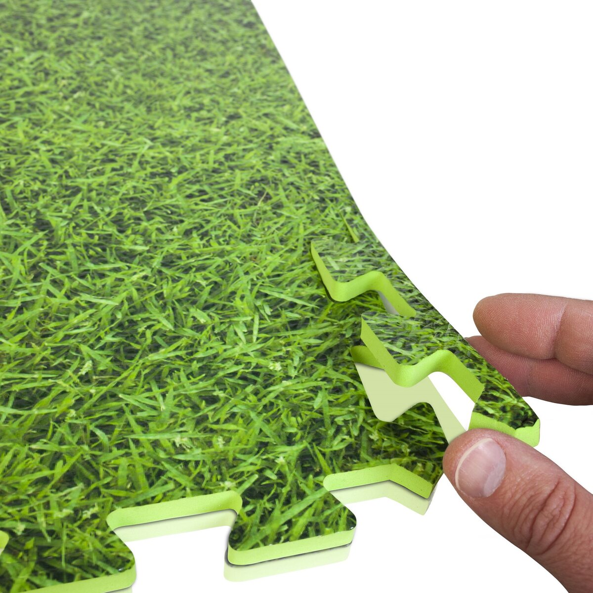 GRE Lot de 9 dalles imitation herbe