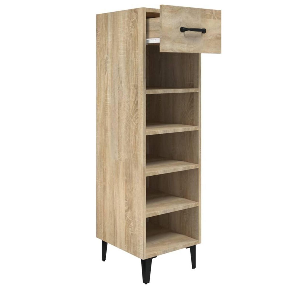 VIDAXL Armoire a chaussures Chene Sonoma 30x35x105cm Bois d'ingenierie