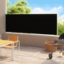 Voir la diapositive 1 : VIDAXL Auvent lateral retractable de patio 200x500 cm Noir
