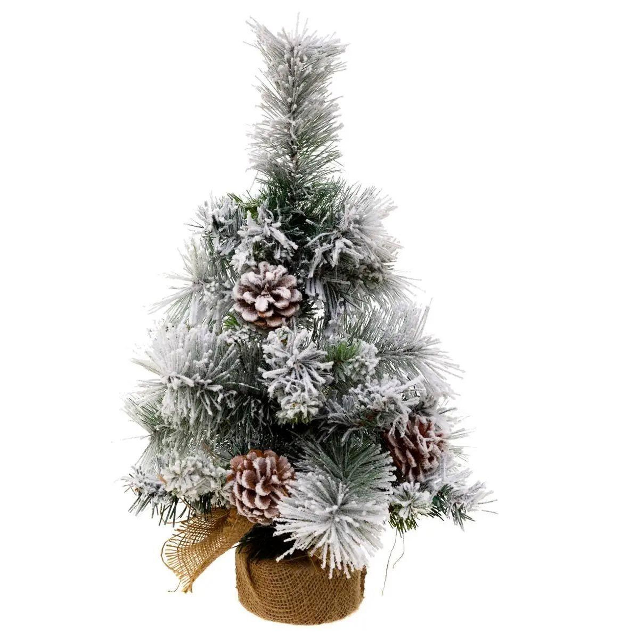 FEERIC LIGHT & CHRISTMAS Sapin de noël à poser  minnesota  50cm blanc