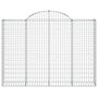 Voir la diapositive 4 : VIDAXL Paniers a gabions arques 4 pcs 200x30x140/160 cm Fer galvanise