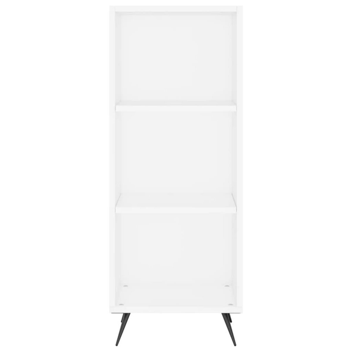 VIDAXL Armoire a etageres blanc 34,5x32,5x90 cm bois d'ingenierie