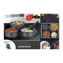 Voir la diapositive 4 : Arthur Martin Batterie de cuisine ARTHUR MARTIN AM777GM Set de 3 casseroles - Gris Mat 16-18-20 cm + 1 poignée amovible - Tous feux dont indu