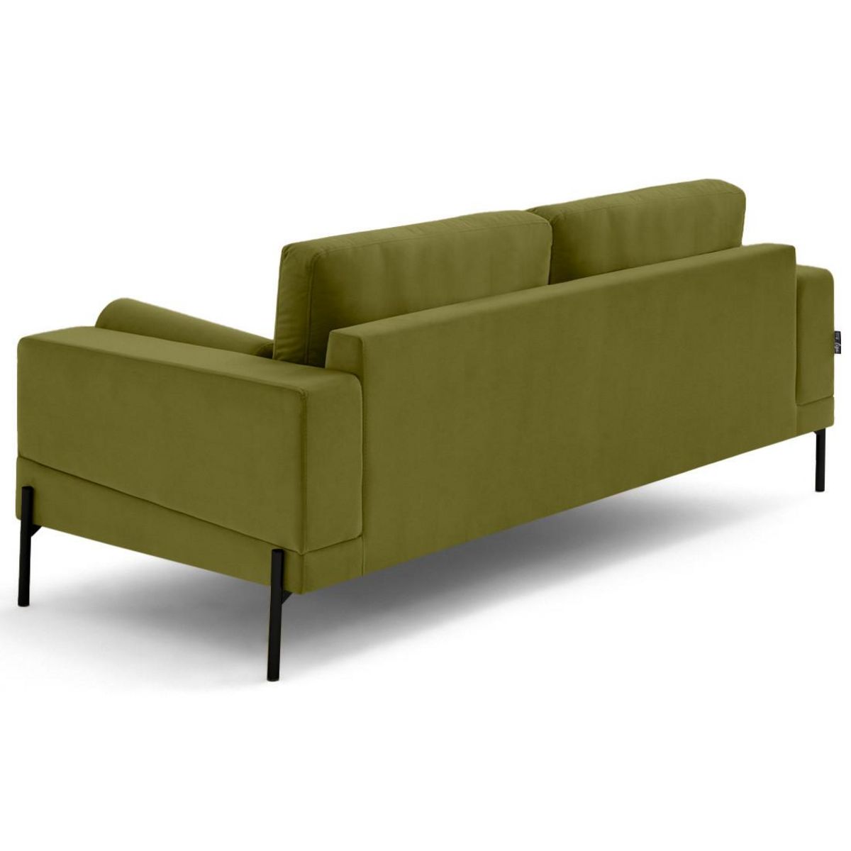 LISA DESIGN Isaure - canapé droit 3 places en velours