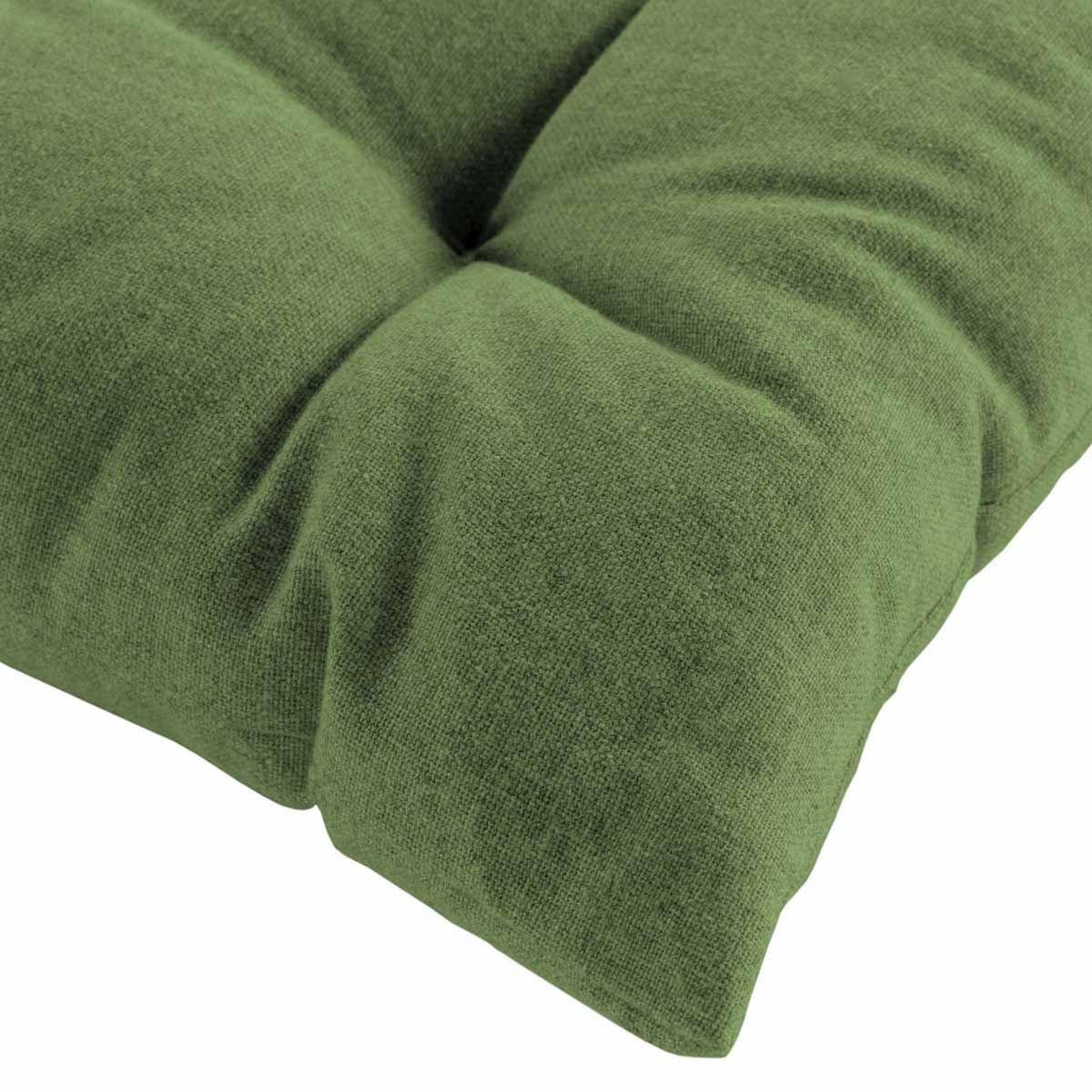 Voir la diapositive 3 : Douceur d'Intérieur Coussin de Chaise  Mistral  40x40cm Vert