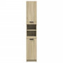 Voir la diapositive 4 : VIDAXL Armoire salle de bain chene sonoma 32x34x188,5 cm