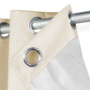 Voir la diapositive 3 : ID MARKET Lot de 2 rideaux thermiques beiges 135x240 cm