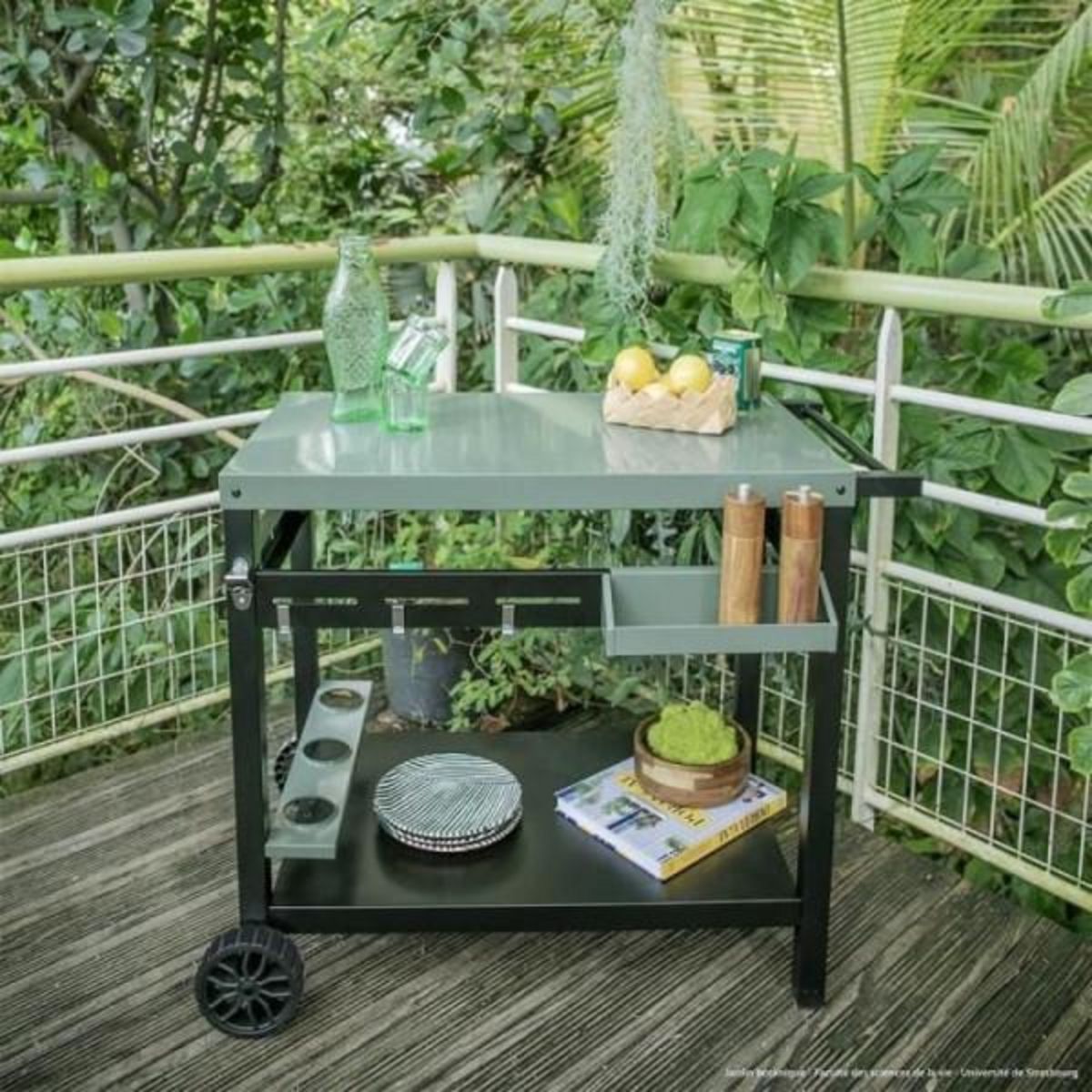 LIVOO Desserte kaki 100.5x63x81cm - GS167V