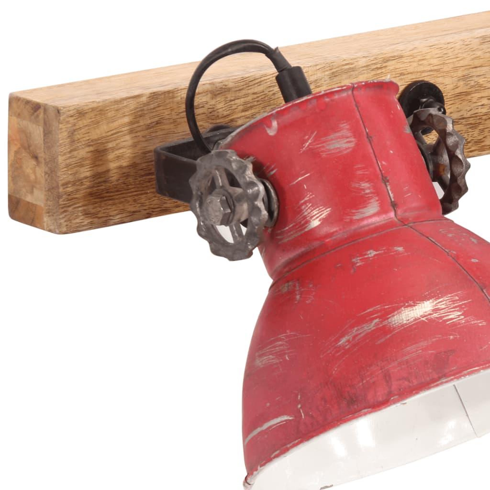 Voir la diapositive 5 : VIDAXL Lampe murale 25 W rouge delave 90x25 cm E27
